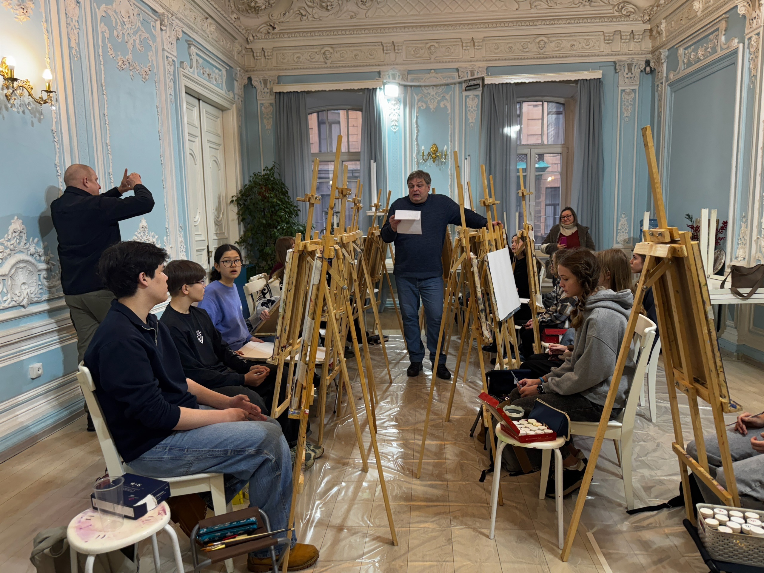 Наши ученицы на ХII Международном очном юношеском конкурсе изобразительного искусства «Медный всадник»