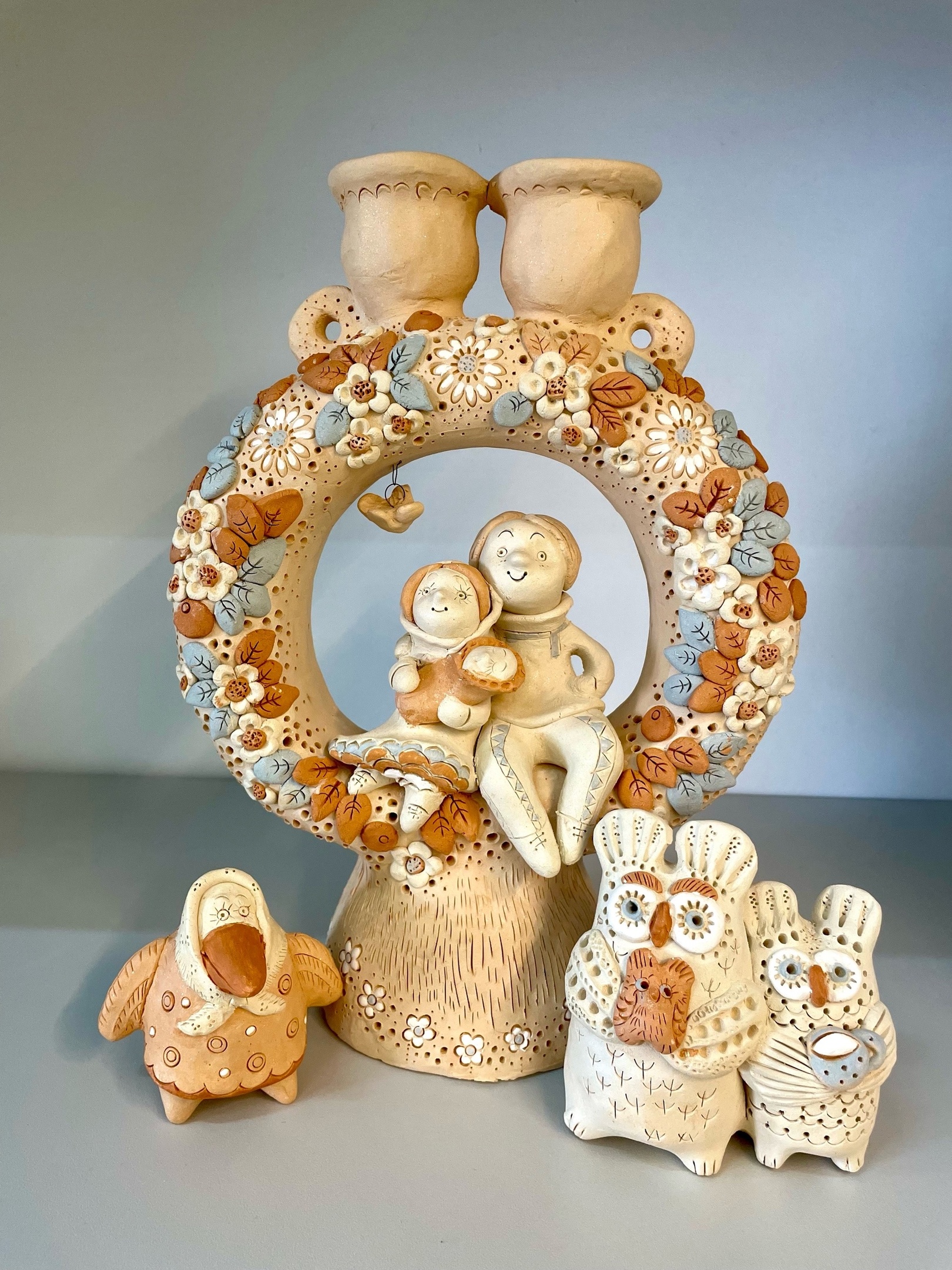 Преподаватель Кузина Елена Михайловна и ее творчество в глине!!!