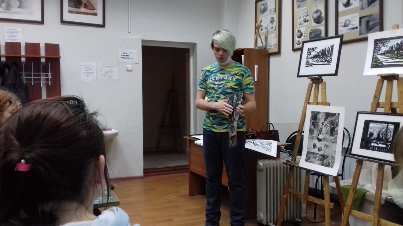 Педагогическая практика студентов ЛГПУ им. П.П. Семенова-Тян-Шанского проходит в ДХШ №2 им. В.И. Сурикова часть 2