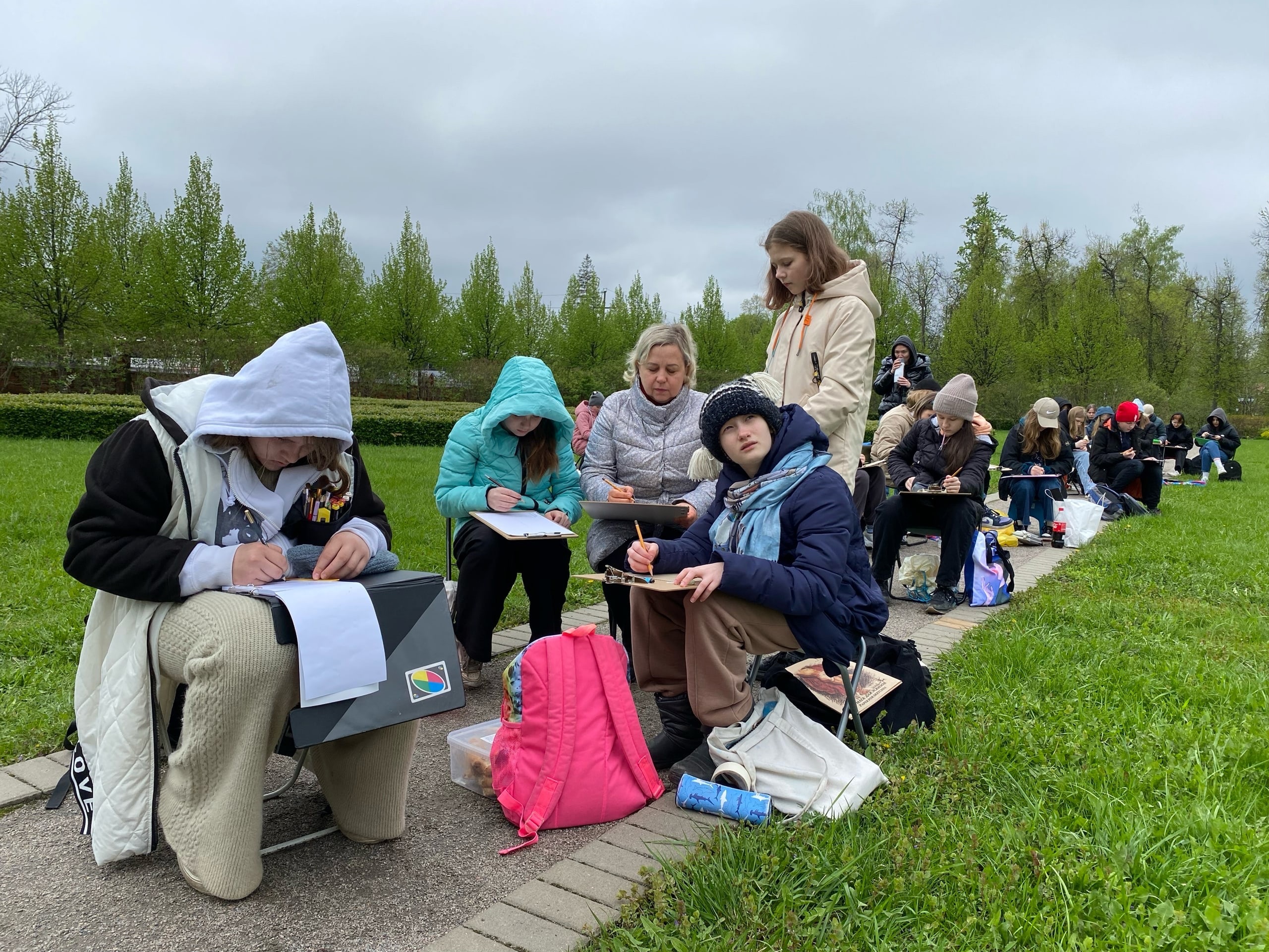 Когда учеба в радость или как провести пленэрные занятия интересно и познавательно!