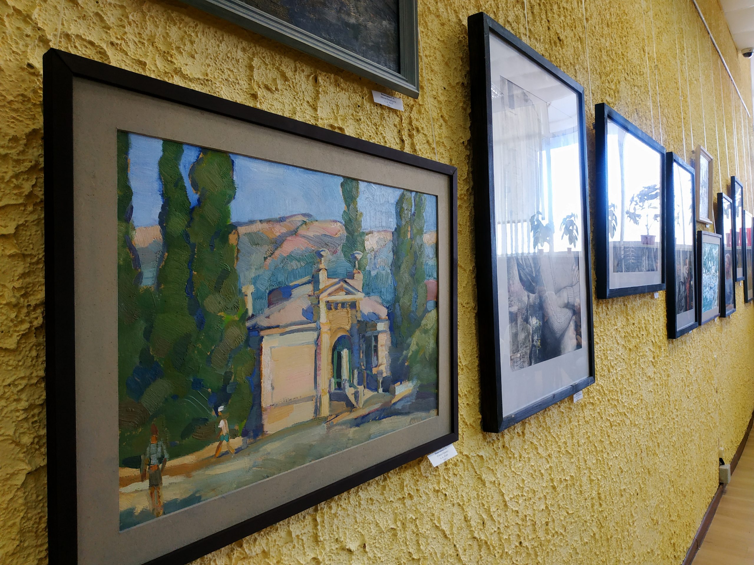 Открытие выставки преподавателей ЛГПУ Никитенкова С.А. и Тарабцева А.А.