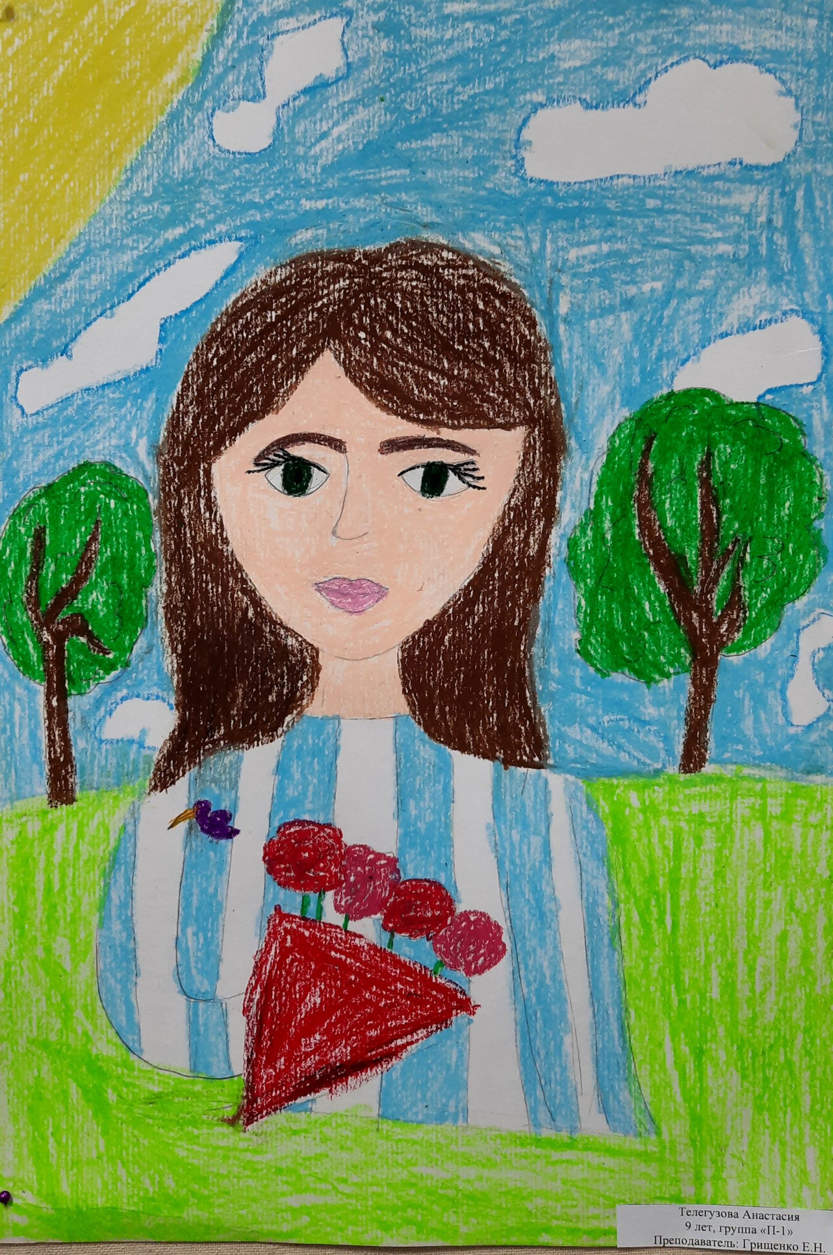 ДЕНЬ МАМ!!! Выставка портретов мам учеников по программе 