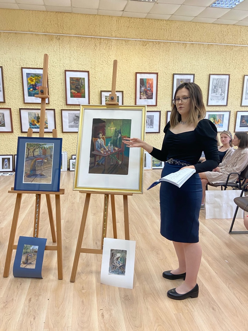 Выпускной экзамен по композиции состоялся в ДХШ №2 им. В.И. Сурикова