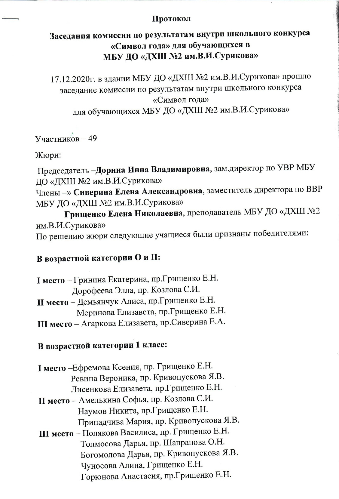 Подведены итоги внутришкольного конкурса 