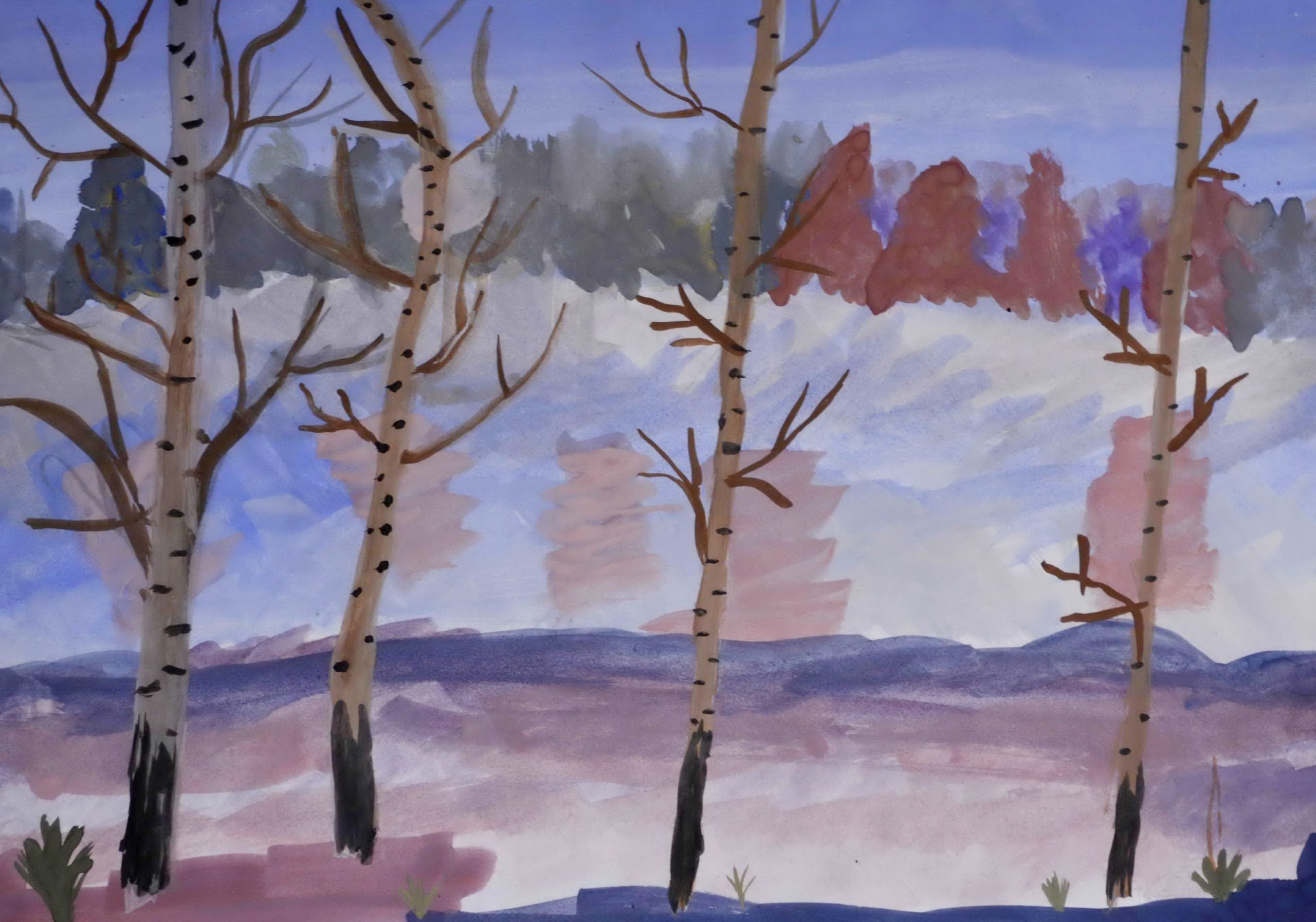 В ДХШ №2 им. В.И. Сурикова проходит выставка самых младших обучающихся программы 