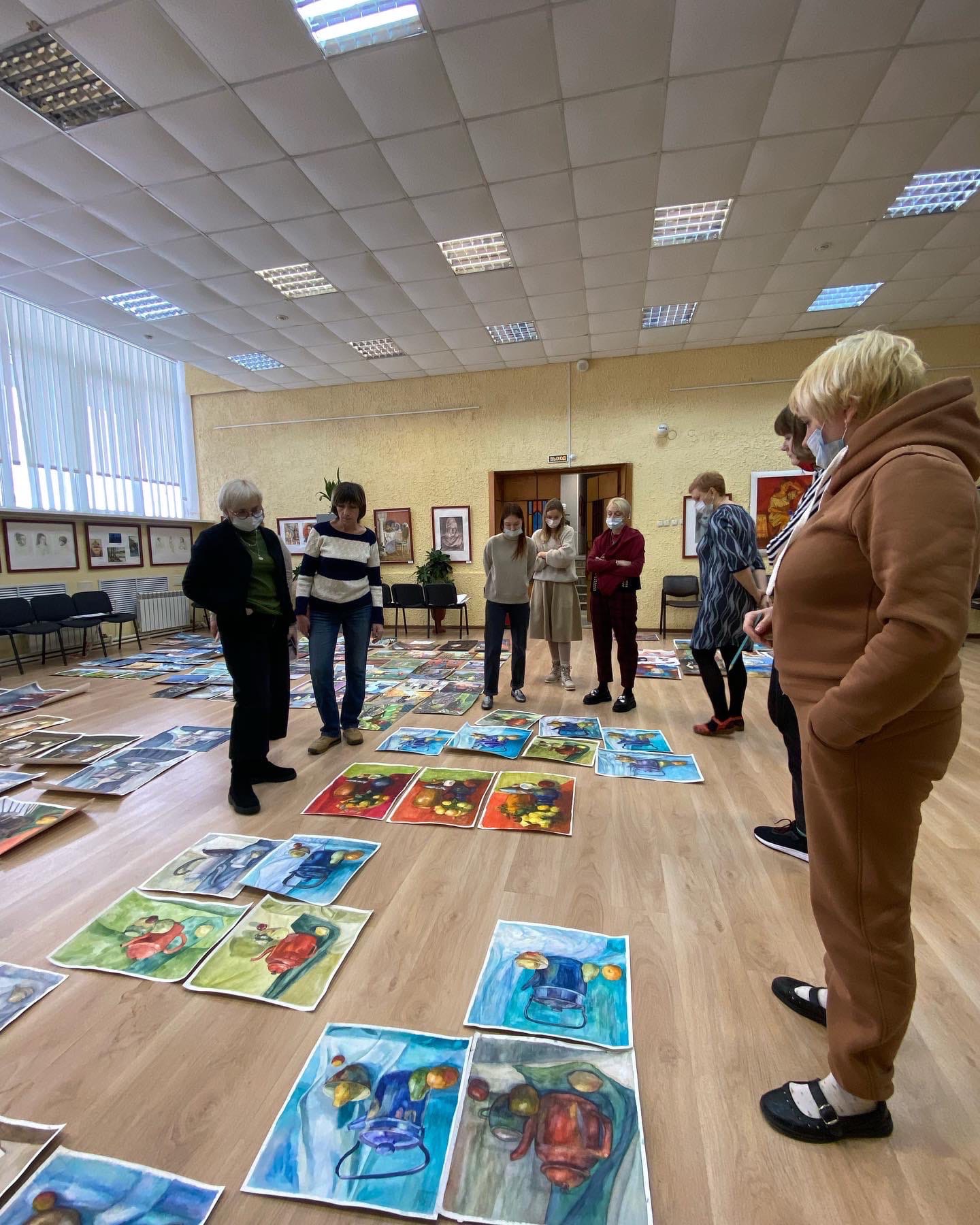 Работа жюри школьного конкурса 