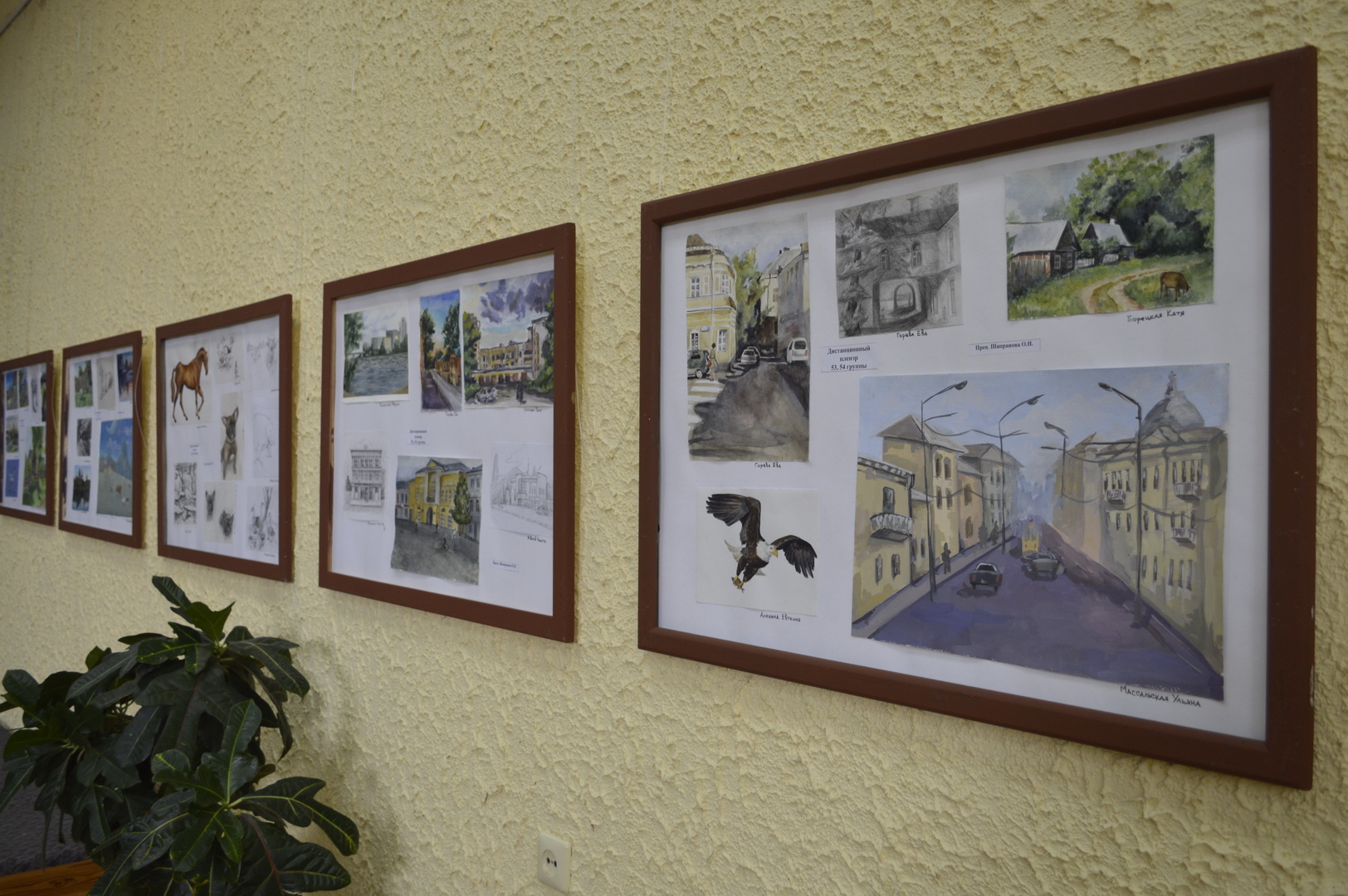 Выставка пленэрных работ открылась в ДХШ №2 им. В.И. Сурикова