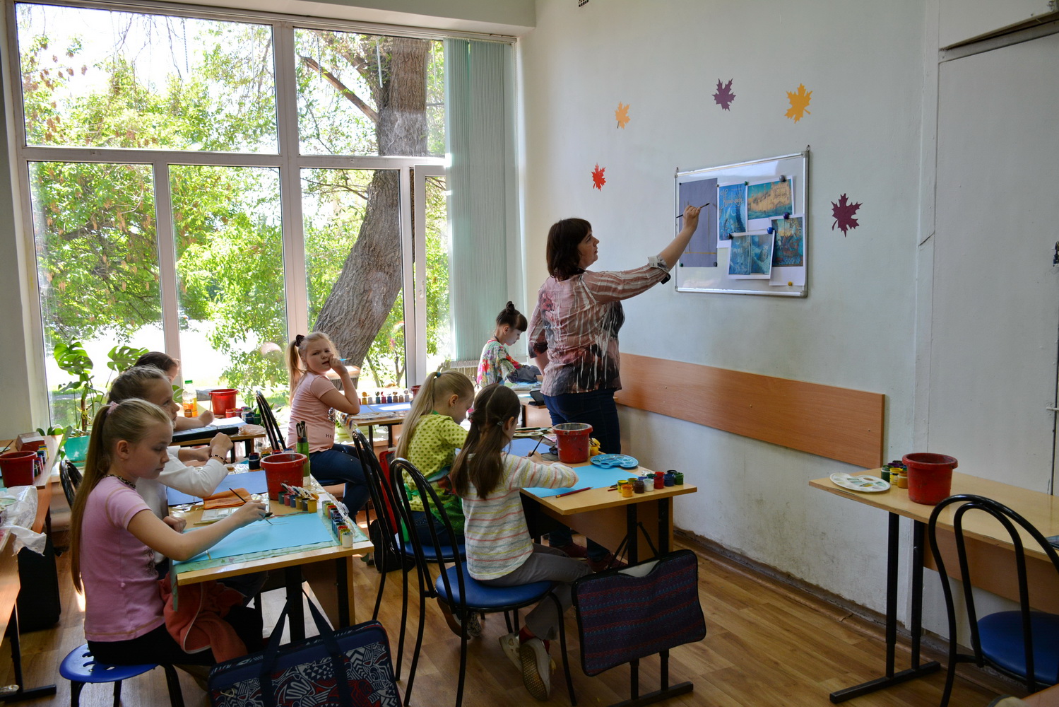 Открытый урок преподавателя Первушиной Полины Геннадьевны прошел в ДХШ №2 им. В.И. Сурикова.